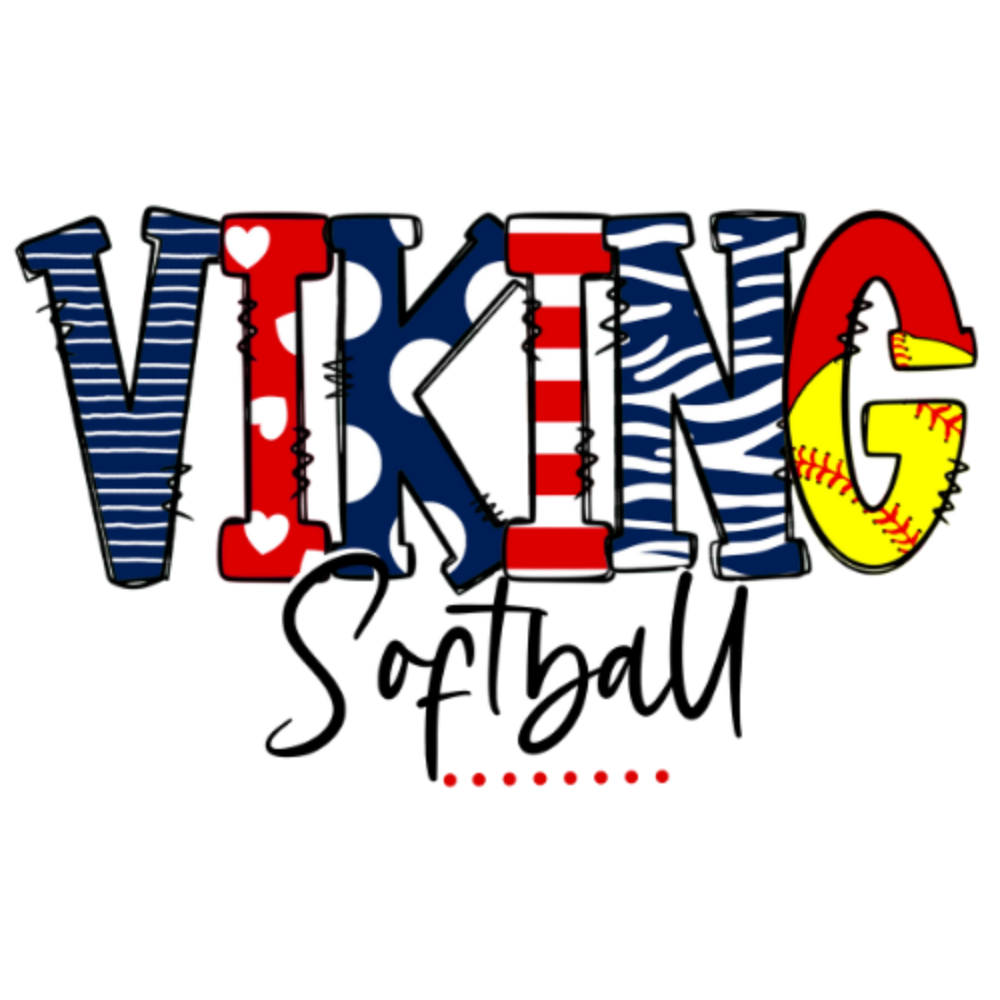 FWBHS Viking Softball Logo